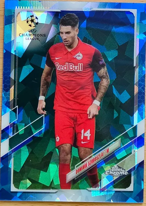Front of 2019–20 Topps Chrome UEFA Champions League card